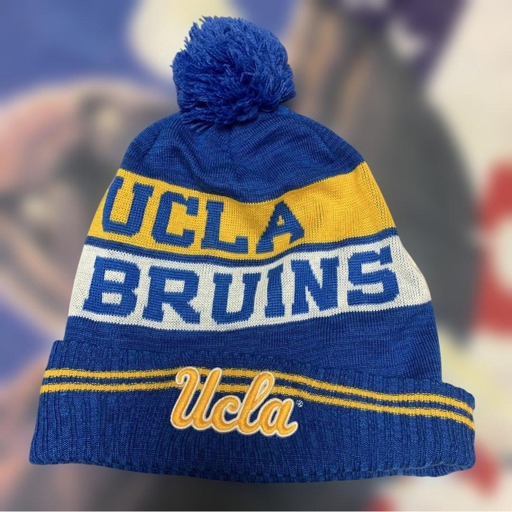 Under Armour Blue and Yellow UCLA Bruins Pom Beanie